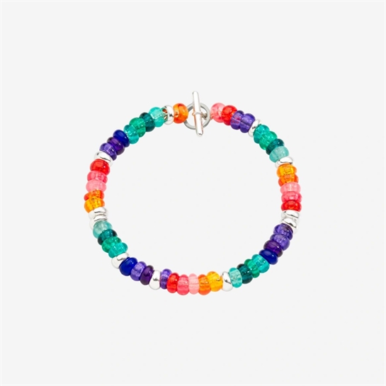 DoDo - Bracciale rondelle arcobaleno